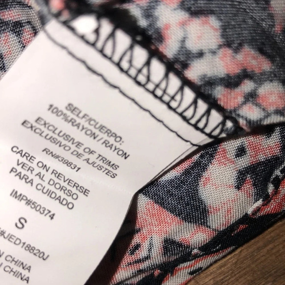 jolt size small boho strapless romper; new w/ tags - Picture 5 of 5